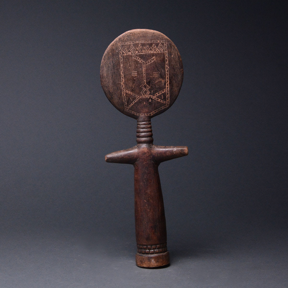 Asante Wooden Akua'ba Doll, 20th Century CE
