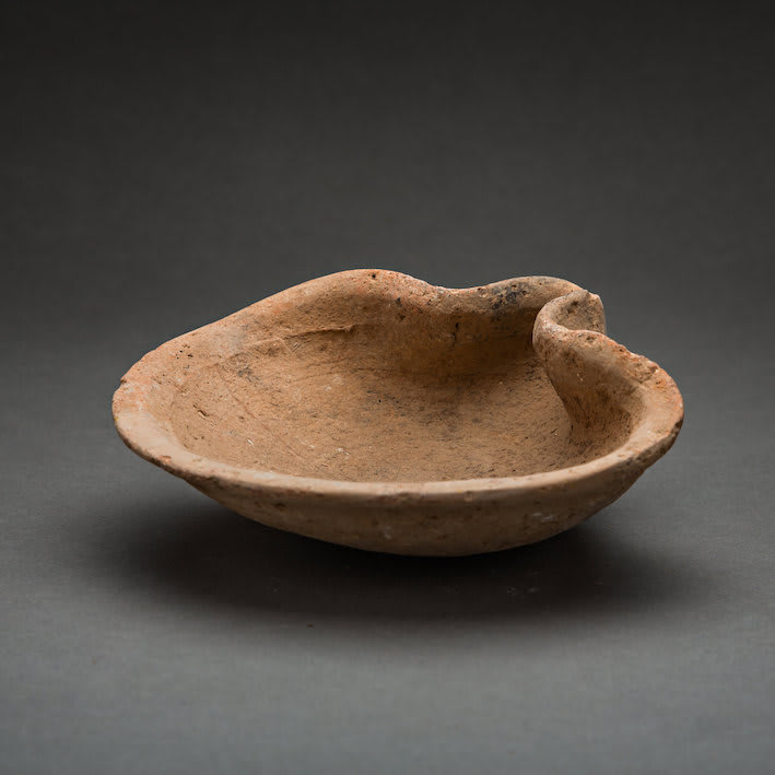 Late Bronze Age Terracotta Oil Lamp, 1500 BCE - 1250 BCE