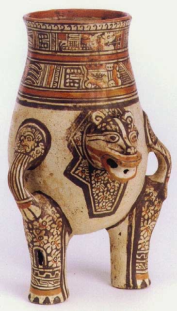 Guanacaste-Nicoya Jaguar Effigy Vessel, 1200 CE - 1550 CE