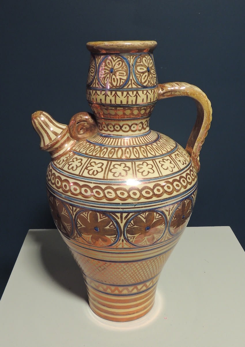 Hispano-Moresque ewer, 19th Century CE