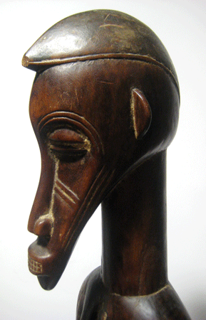Female Senufo Wooden Pombilele Rhythm Pounder, 1870 BCE - 1920 CE