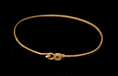 Bactrian Silver Torque, 330 BCE - 100 BCE