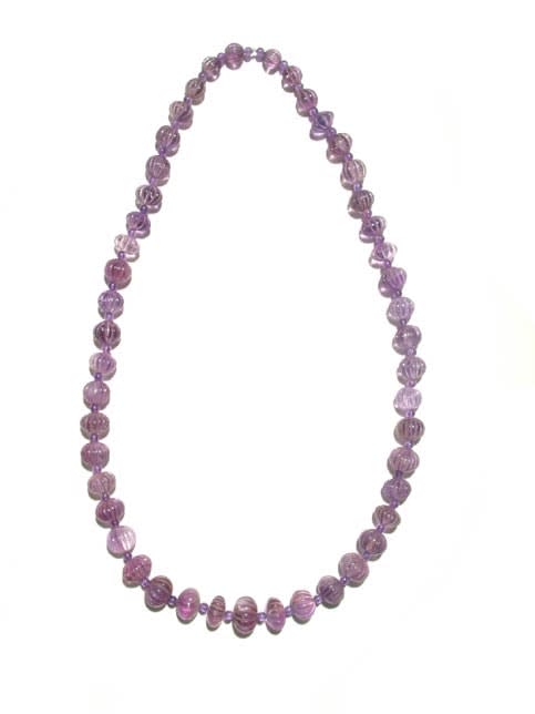 Amethyst Bead Necklace