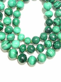 Malachite Bead Necklace
