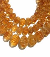 Citrine Bead Necklace