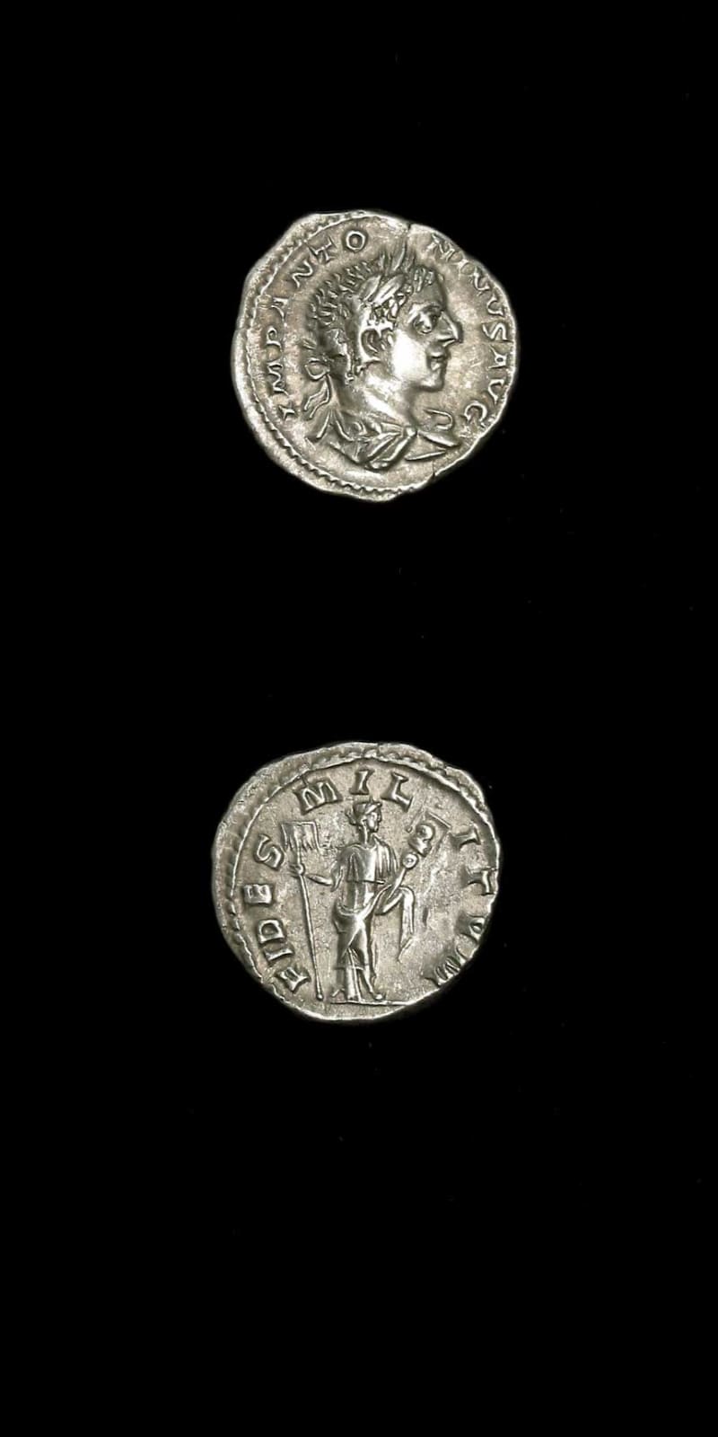 Silver Denarius of Emperor Elagabalus, 219 CE - 220 CE