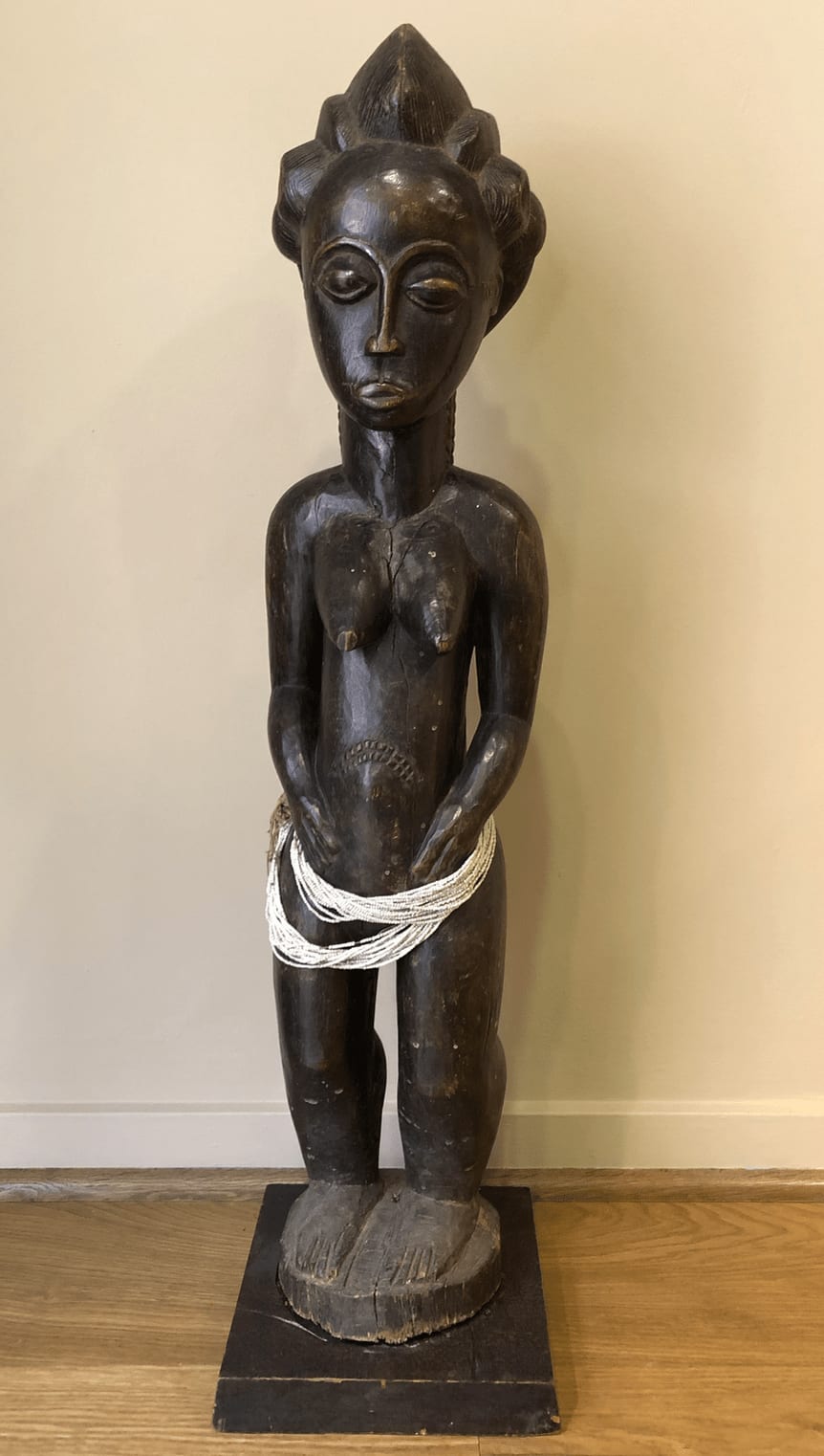 Baule Standing Female Figure, Ivory Coast, 1850 CE - 1910 CE