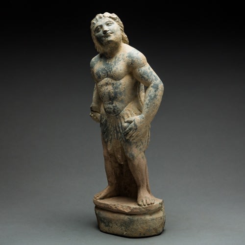 Ghandaran Figure of a Male, perhaps Herakles, AD 100 - AD 300