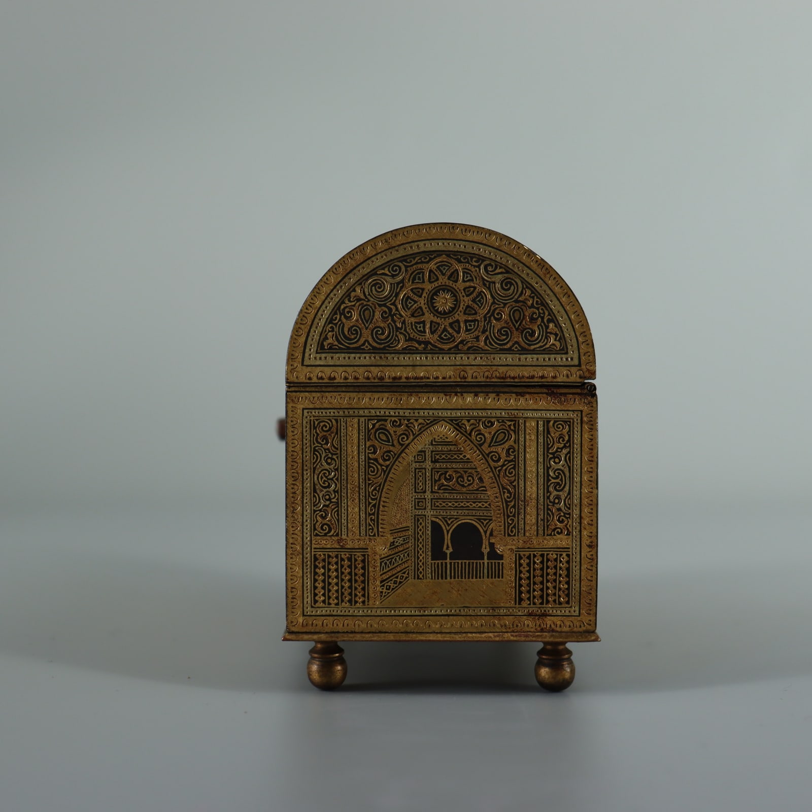 Alhambra Style Gold Overlaid Casket (Toledo Workshop), 1870 BCE - 1900 BCE