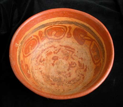 Mayan Polychrome Bowl, 300 CE - 900 CE