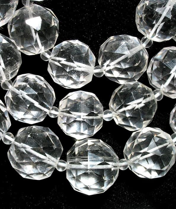 Rock Crystal Bead Necklace