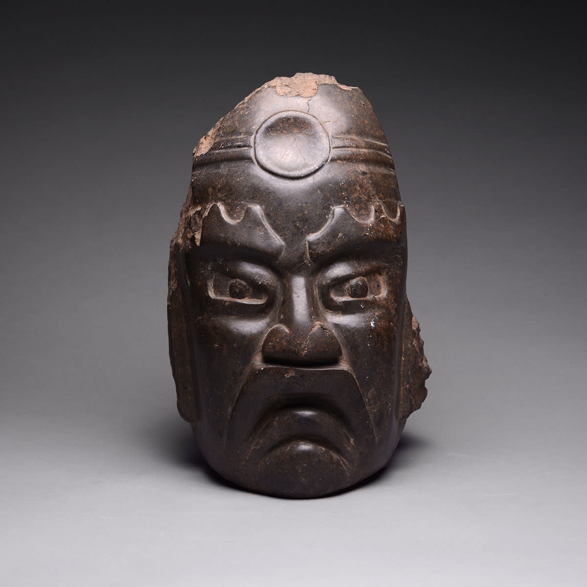 Olmec Stone Head, 1200 BCE - 600 CE