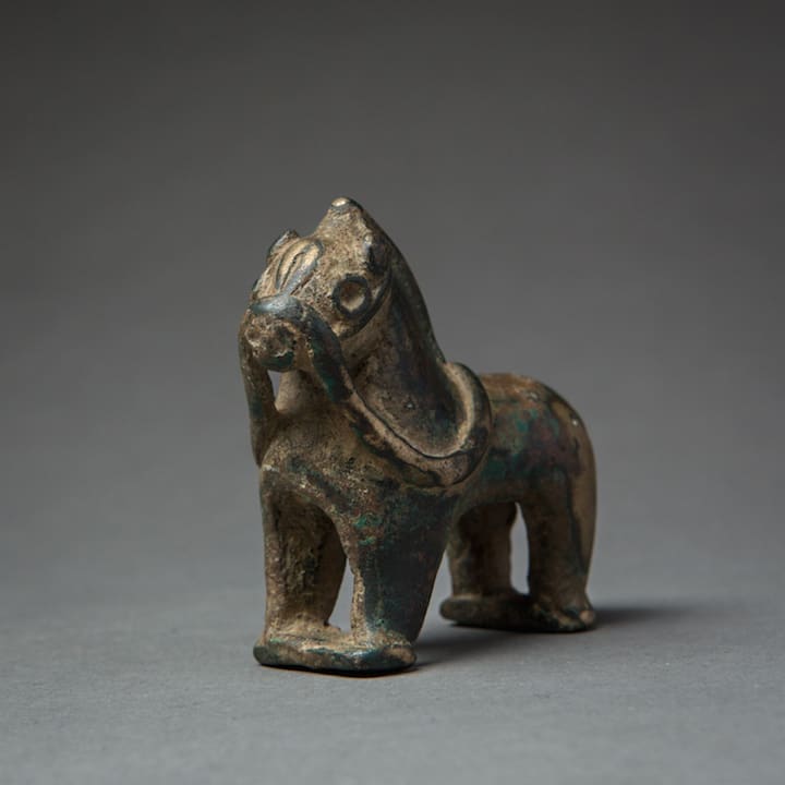 Sassanian Bronze Figurine of a Horse, 225 CE - 650 CE