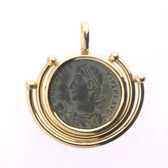 Bronze Coin of Roman Emperor Constantius II, 337 CE - 361 CE