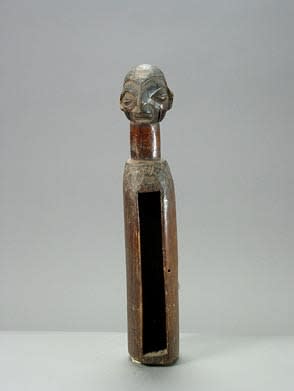 Luba Wooden Slit Gong, 20th Century CE