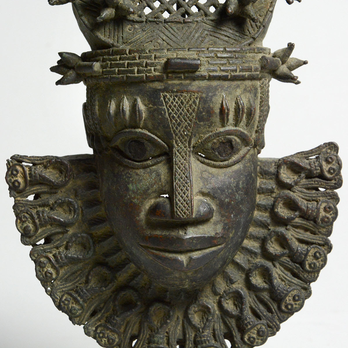 Benin Bronze Hip Mask, 18th Century CE - 19th Century CE