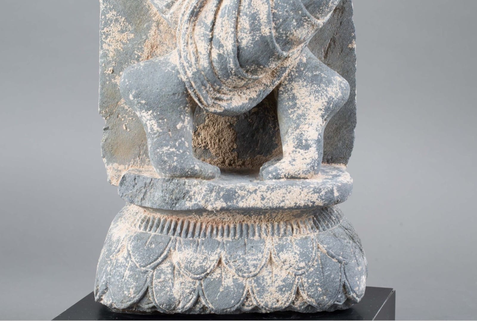 Gandhara Grey Schist Figure of a Yakshi, 200 CE - 400 CE
