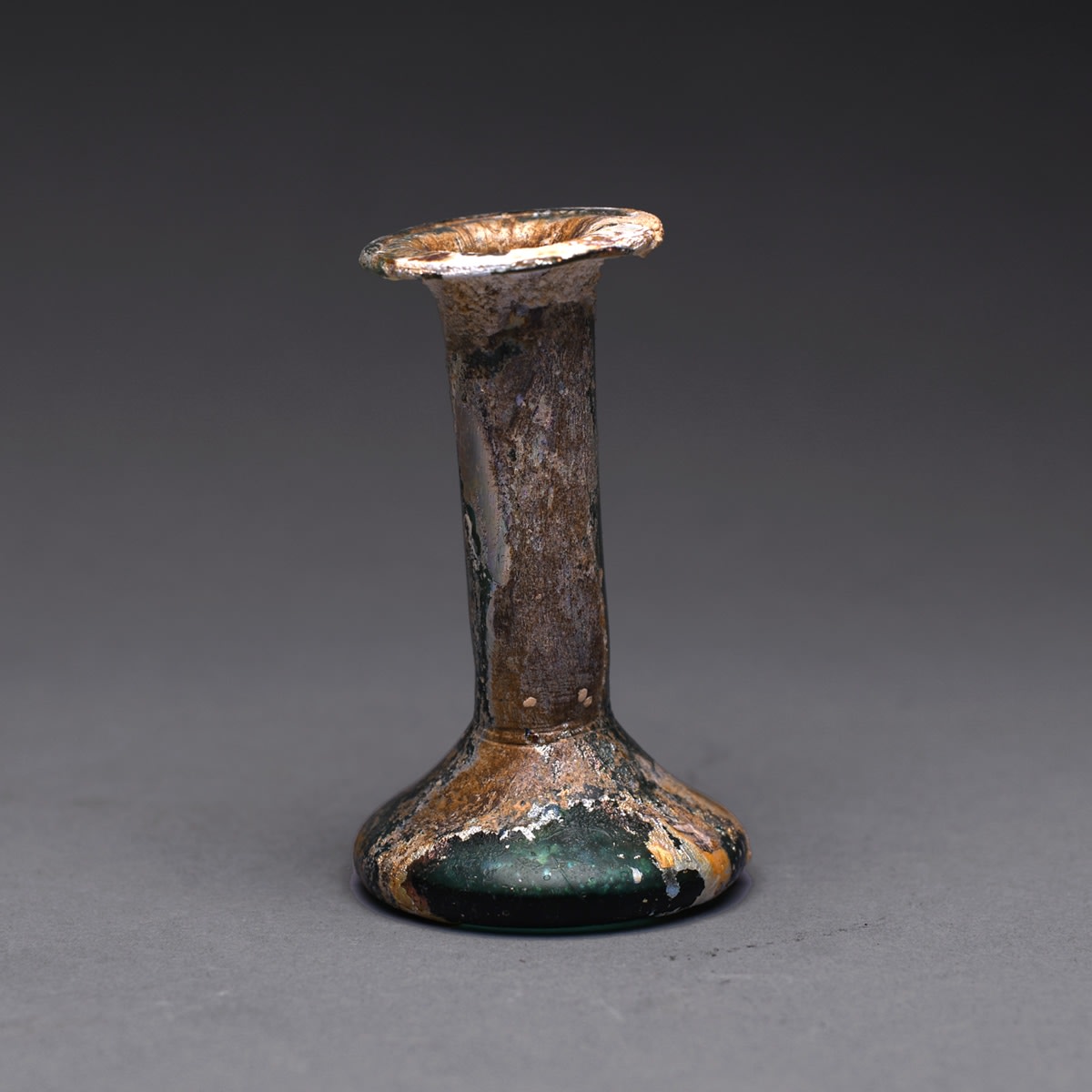 Roman Green Glass Vessel