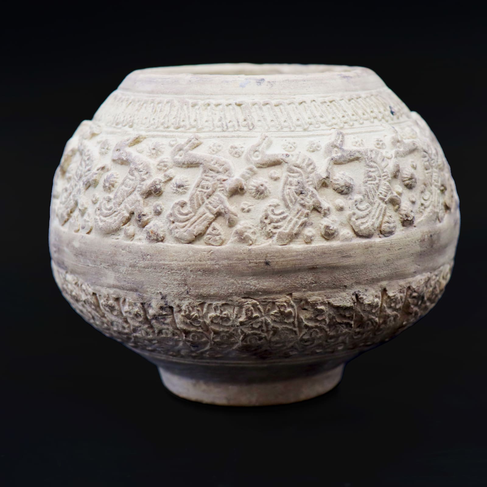 Umayyad or Abbasid Unglazed Globular Vessel, 7th Century CE - 9th Century CE