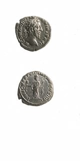 Silver Denarius of Emperor Commodus, 180 CE - 192 CE