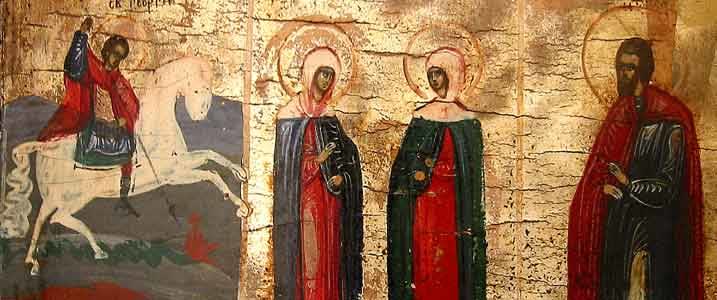 Septpartite Icon, 18th Century CE - 19th Century CE