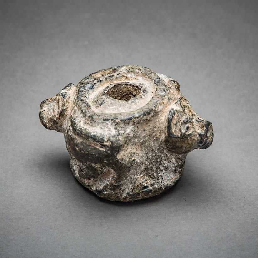 Bactria-Margiana Lead Mace Head, 1800 BCE - 1200 BCE