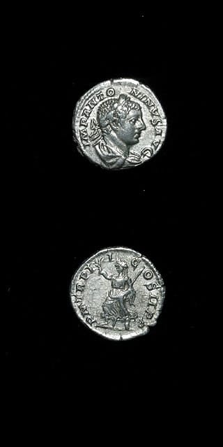 Silver Denarius of Emperor Elagabalus, 219 CE - 220 BCE