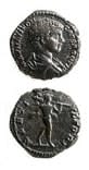 Silver Denarius of Caracalla Struck While Caesar, 196 CE - 198 CE