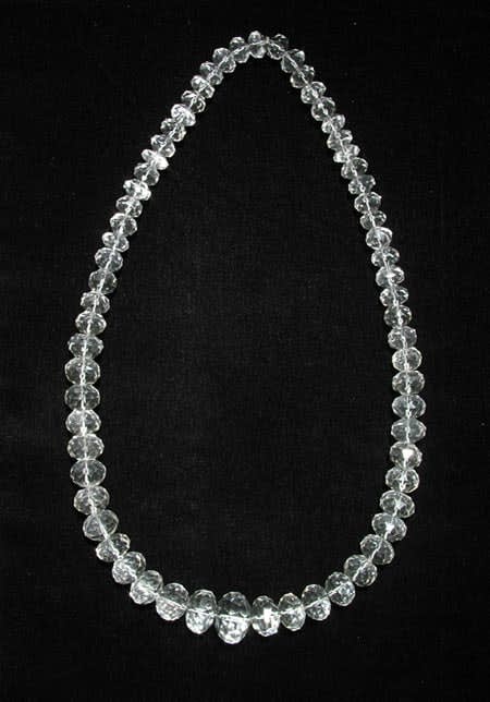 Rock Crystal Bead Necklace