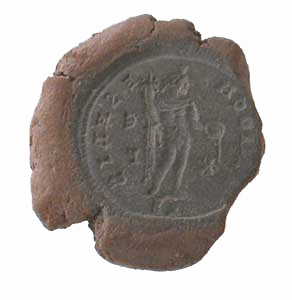 Roman Counterfeiter's Coin Mold, 250 CE - 350 CE