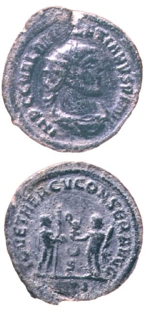 Bronze Antoninianus of Emperor Diocletian, 284 CE - 293 CE