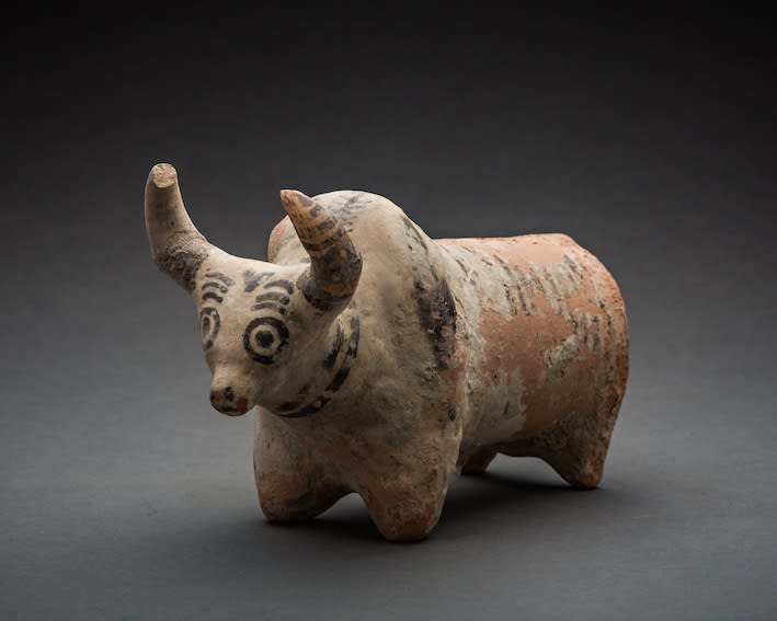 Indus Valley Painted Terracotta Humped Bull, 2600 BCE - 1900 BCE
