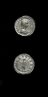 Silver Denarius of Empress Plautilla, 202 CE - 205 CE