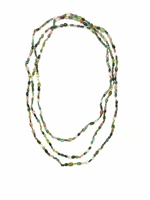 Mixed Tourmaline Bead Necklace