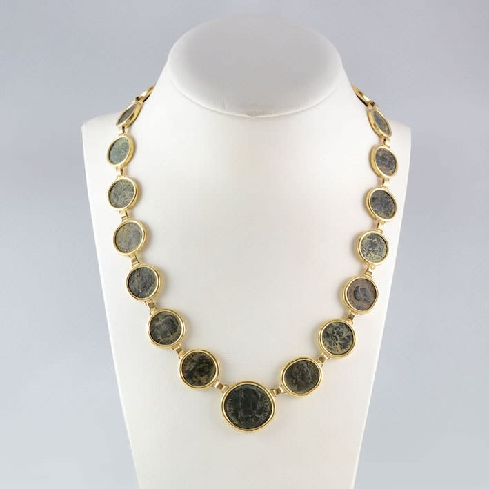 Coins of Emperors Constantine I, Constantius II, 306 CE - 395 CE