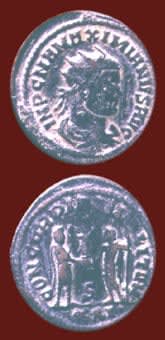 Bronze Antoninianus of Emperor Maximianus, 286 CE - 305 CE