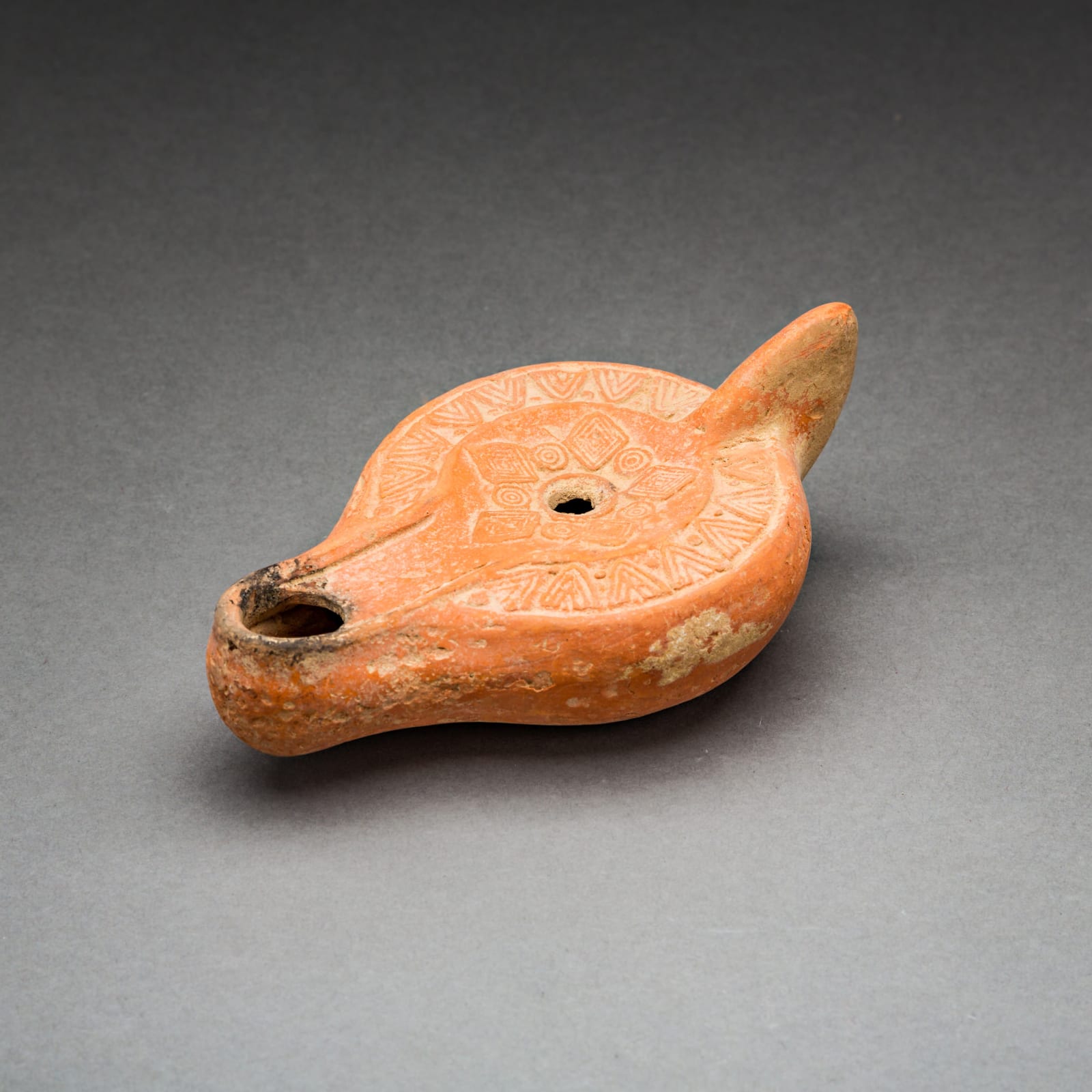 Early Christian Terracotta Oil Lamp, 200 CE - 400 CE