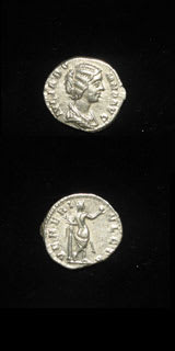 Silver Denarius of Empress Julia Domna, 193 CE - 197 CE
