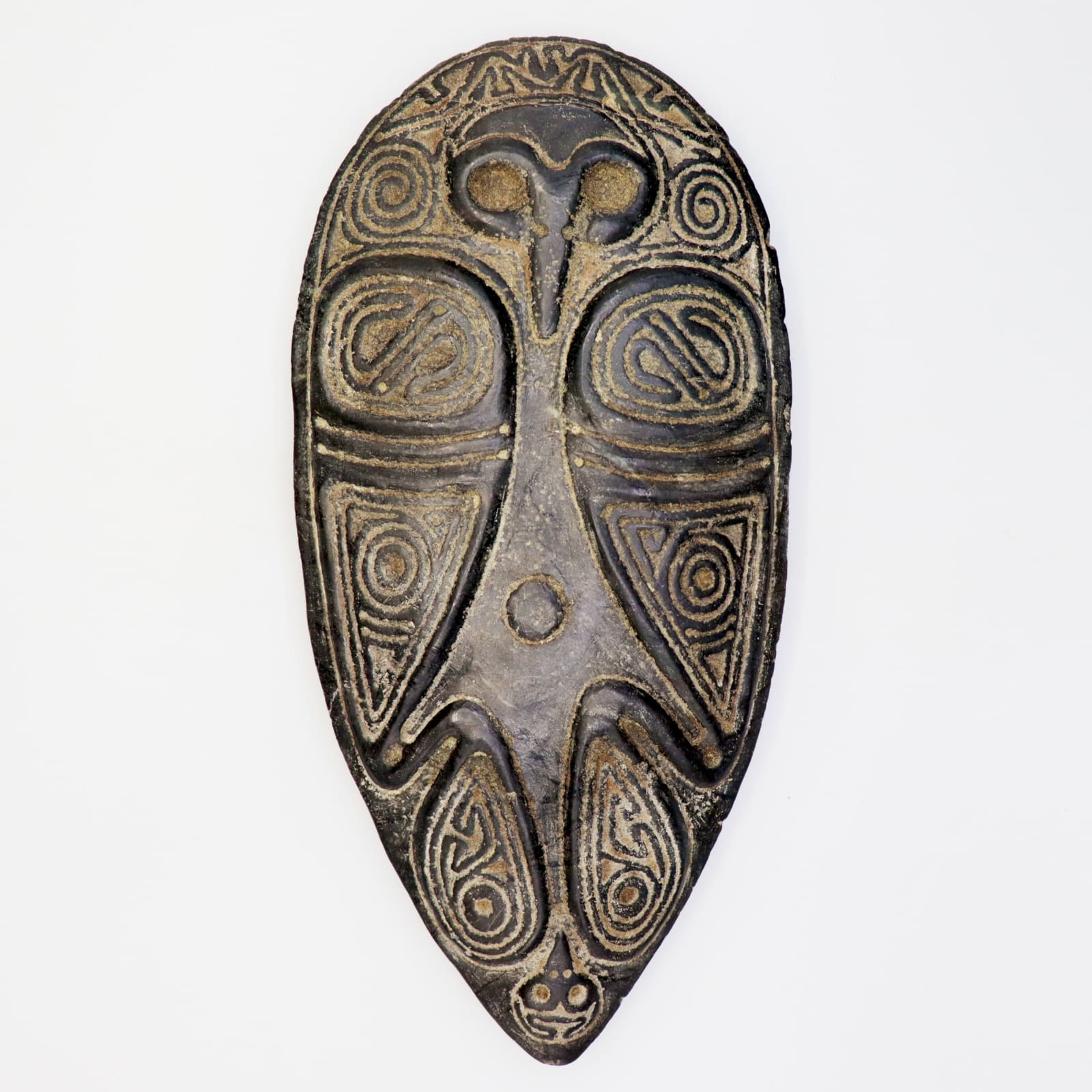 Taíno Petaloid Celt, depicting Two Birds, Fifteenth Century AD