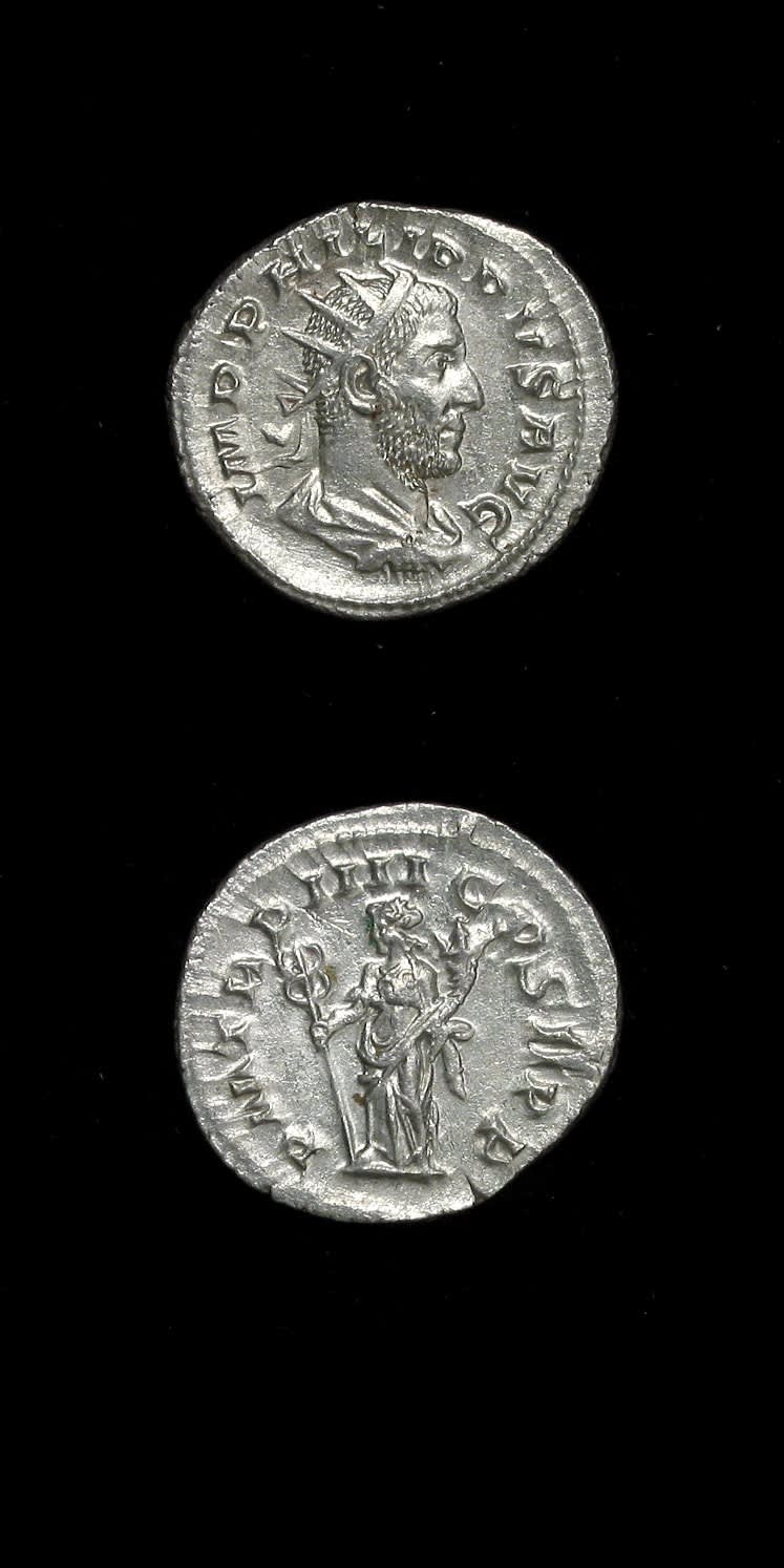 Silver Antoninianus of Emperor Philip I the Arab, 244 CE - 249 CE