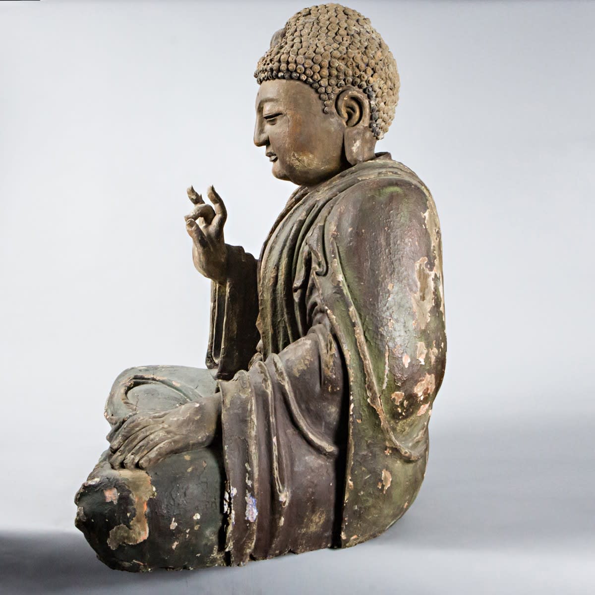 Seated Sculpture of the Vairocana Buddha, Fifteenth to Seventeenth Century AD
