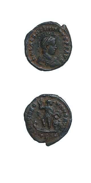 Bronze Coin of Emperor Valentinian II, 375 CE - 392 CE