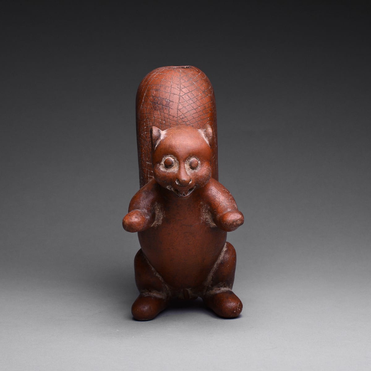 Colima Vessel in the Form of a Squirrel, 300 BCE - 300 CE