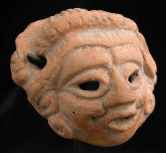 Mayan Miniature Mask, 500 CE - 900 CE