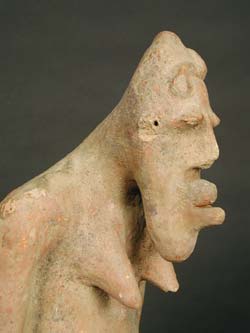 Djenne Terracotta Sculpture of a Kneeling Woman, 12th Century CE - 16th Century CE