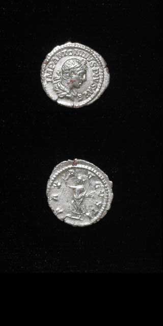 Silver Denarius of Emperor Elagabalus, 220 CE - 222 CE