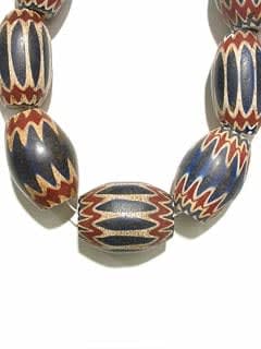 Venetian Glass Chevron Bead Necklace, 16th Century CE - 18th Century CE