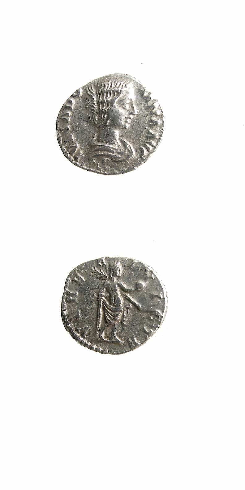 Silver Denarius of Empress Julia Domna