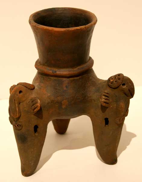 Terracotta Tripod Vessel, 500 CE - 1000 CE