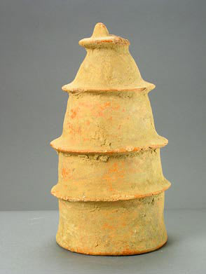 Inland Niger Delta Terracotta Conical Sculpture, 12th Century CE - 14th Century CE